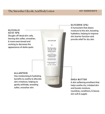 NATURIUM The Smoother Glycolic Acid Body Lotion 234ml