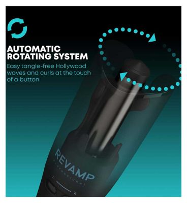 REVAMP Hollywood Curl Cordless Auto-Rotate Curler
