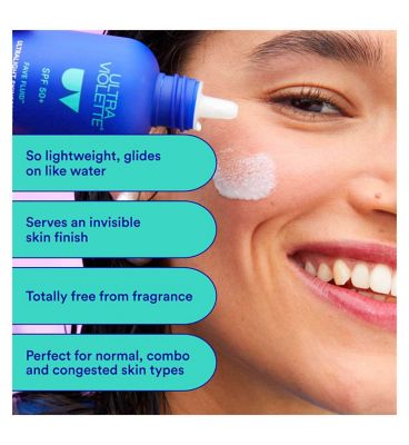 Ultra Violette Fave Fluid Ultralight Skinscreen SPF50+ 75ml