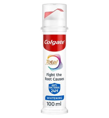 Colgate Total Teeth Whitening Toothpaste 100ml Pump