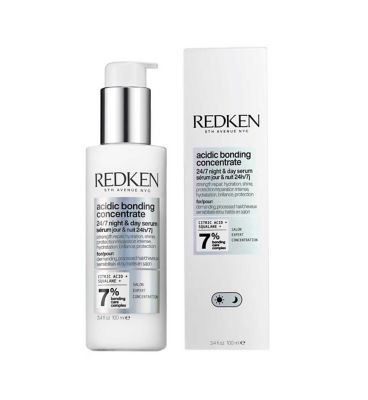 Redken Acidic Bonding Concentrate 24/7 Night and Day Hair Serum, Bond Repair for Damaged Hair 100ml