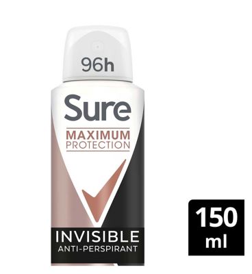 Sure 96hr Maximum Protection Invisible Deodorant 150 ml