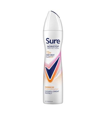 Sure Women Nonstop Protection Energise 72hr Deodorant Spray 250 ml