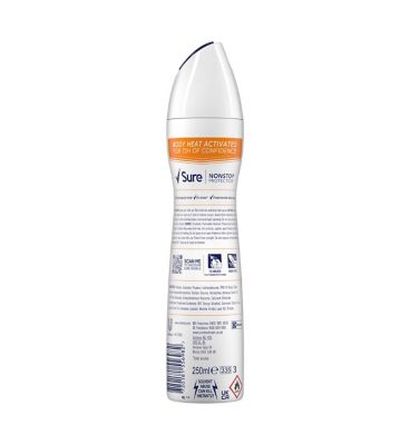 Sure Women Nonstop Protection Energise 72hr Deodorant Spray 250 ml