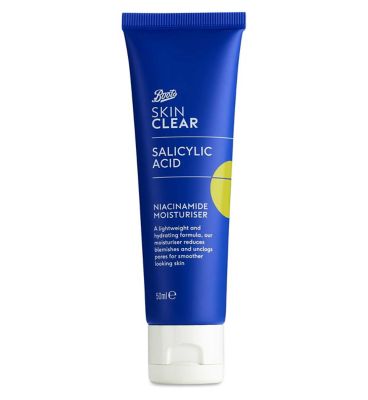 Boots Skin Clear with Salicylic Acid and Niacinamide Face Gel Moisturiser 50ml