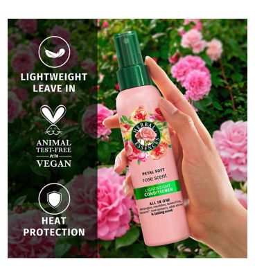 Herbal Essences Rose Scent Petal Soft Lightweight Leave In Conditioner 145ml All In One<br/><br/>