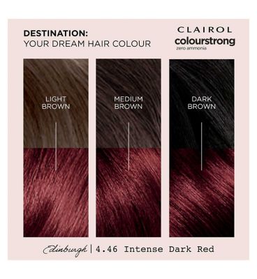 Clairol Colour Strong 4.46 Intense Dark Red