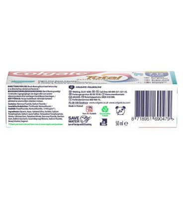 Colgate Total Active Prevention Kids 7-12 Years Mild Mint Toothpaste 50ml
