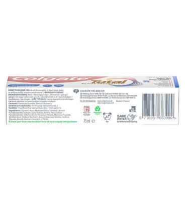 Colgate Total Active Prevention Teeth Whitening Toothpaste 75ml