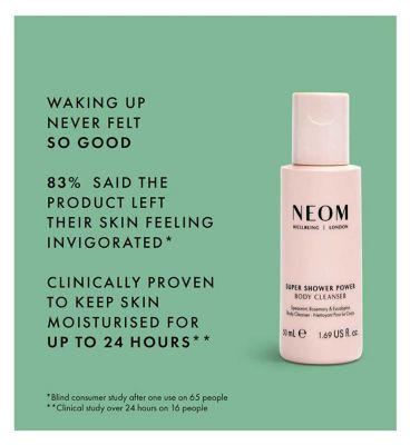 NEOM Wellbeing Super Shower Power Body Cleanser 50ml