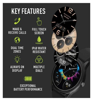 Reflex Active AMOLED Series 31 Smart Calling Watch