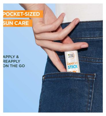 Garnier Ambre Solaire Super UV SPF50+ Invisible Suncream Stick 9g