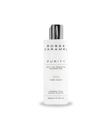 Rose & Caramel Purity Fade Away Self Tan Removing Shower Gel 200ml