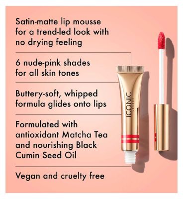ICONIC London Cloud Kiss Matte Lip Mousse