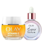 Olay Super Serum 30ml & Olay Vitamin C Anti-Dark Spot SPF30 Day Cream 50ml Bundle