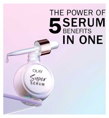 Olay Super Serum 30ml & Olay Collagen Peptide SPF30 Day Cream 50ml Bundle