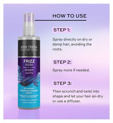 John Frieda Frizz Ease Dream Curls Wave Revitalising Spray 150ml