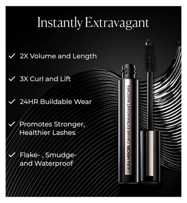Laura Mercier Mini Caviar Extravagant Mascara Black 4.5g