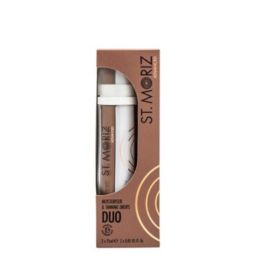 St Moriz Advanced Moisturiser and Tanning Drops Duo 50ml