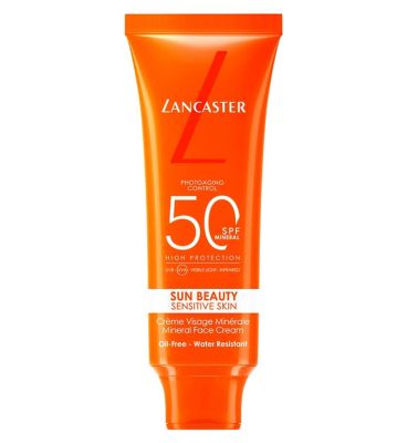 Lancaster Sun Beauty Sensitive Skin Mineral Face Cream SPF50 50ml