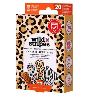Wild Stripes Classic Sensitive Animal Plasters 20s