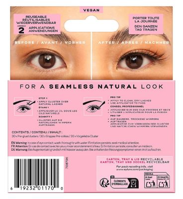 Eylure Preglued Clusters Naturals False Lashes
