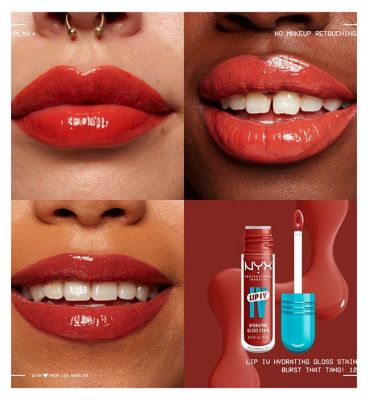 NYX Professional Makeup Lip IV Hydrating Gloss Stain, Lip Gloss