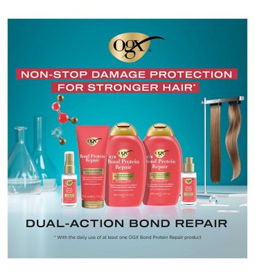OGX Bond Protein Repair Lightweight Shampoo, 385ml