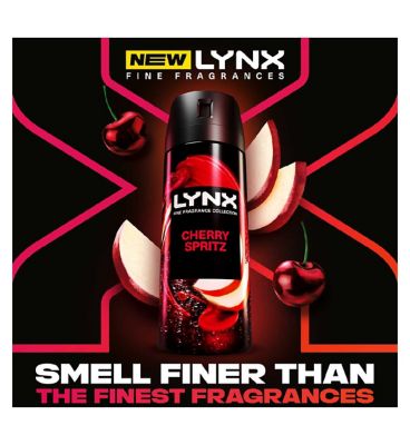 Lynx Fine Fragrance Cherry Spritz 72hr Deodorant Spray 150ml