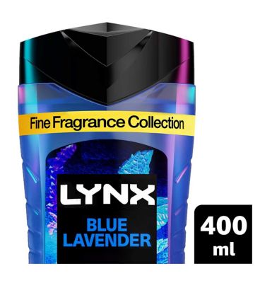 Lynx Fine Fragrance Blue Lavender Premium Body Wash 400ml
