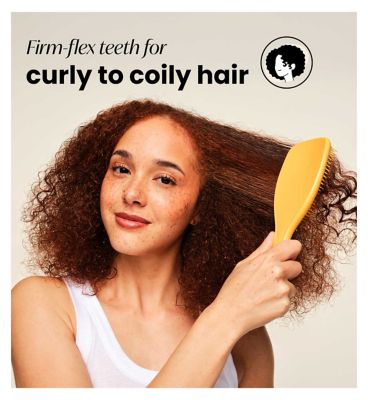 Tangle Teezer The Large Ultimate Detangler Naturally Curly Daffodil Yellow