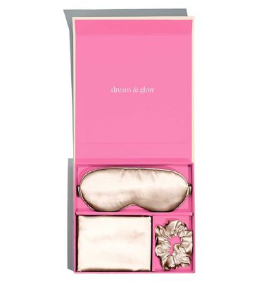 Silver Cloud Caramel Satin Giftset Infused With Silver Ions