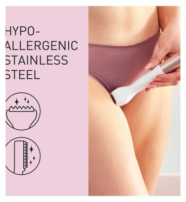 Panasonic 5-in-1 Body & Bikini Trimming Kit, Wet & Dry, Powerful Motor for Comfortable Trimming, ES-WM31 Portable Body Care Tool