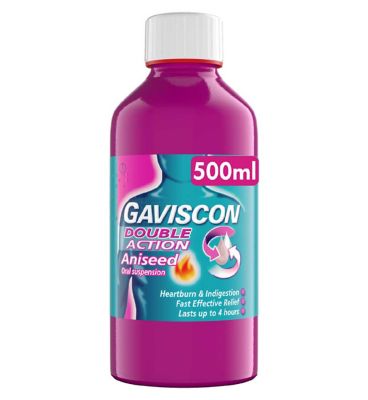 Gaviscon Double Action Aniseed Oral Suspension - 500ml