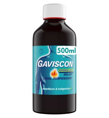 Gaviscon Peppermint Liquid Relief Oral Suspension - 500ml