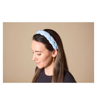 Boots Braided Headband blue 1pk