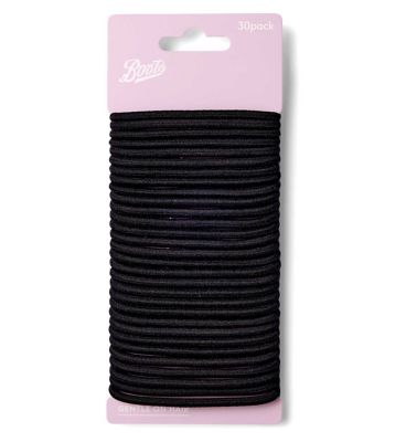 Boots Standard Ponybands Black 30s