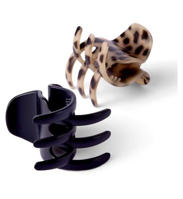 Boots Jaw Clip Tort & Black 2s
