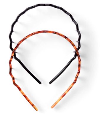 Boots Zigzag HeadBand Tortoise & Black 2s