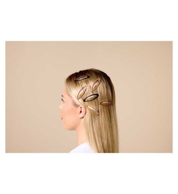 Boots Hair Snap Clip 6pk