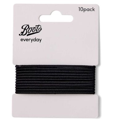 Boots Thin Ponybands Black 10s