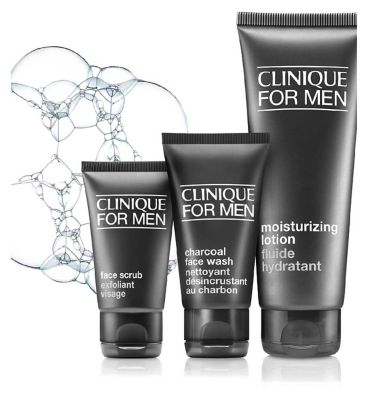 Clinique Daily Hydration: Men's Skincare Set for Normal to Dry Skin