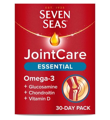 Seven Seas JointCare Essential with Omega-3, Glucosamine and Chondroitin, 30 Capsules
