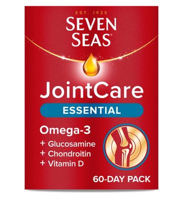 Seven Seas Jointcare Essential with Omega-3, Glucosamine and Chondroitin, 60 Capsules