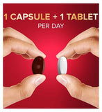Seven Seas JointCare + Collagen with Omega-3 and Glucosamine, 30 Capsules +30 Tablets