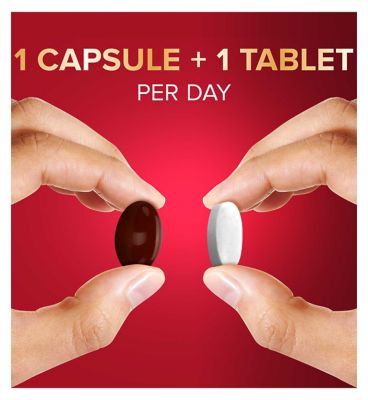 Seven Seas JointCare + Collagen with Omega-3 and Glucosamine, 30 Capsules +30 Tablets