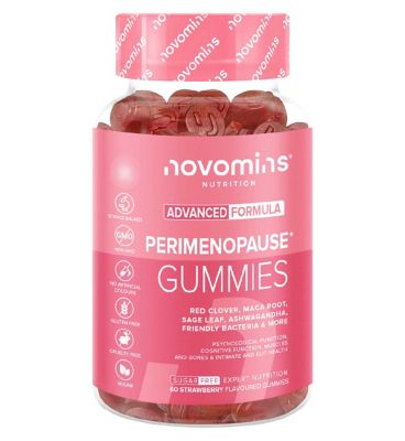 Novomins Perimenopause Gummies Strawberry Flavour 60s
