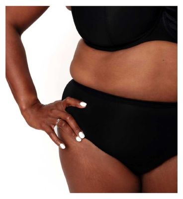 NIXI Body Susie Black 18 VPL-Free Hip Hugger Leakproof Knickers
