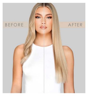 Beauty Works Deluxe Clip In Hair Extension 18 Inch Ebony