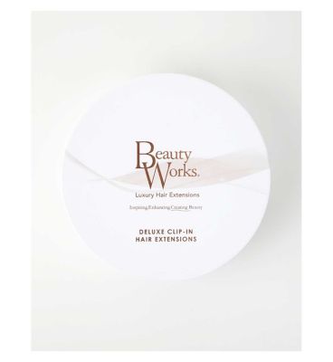 Beauty Works Deluxe Clip In Hair Extension 18 Inch Mocha Melt